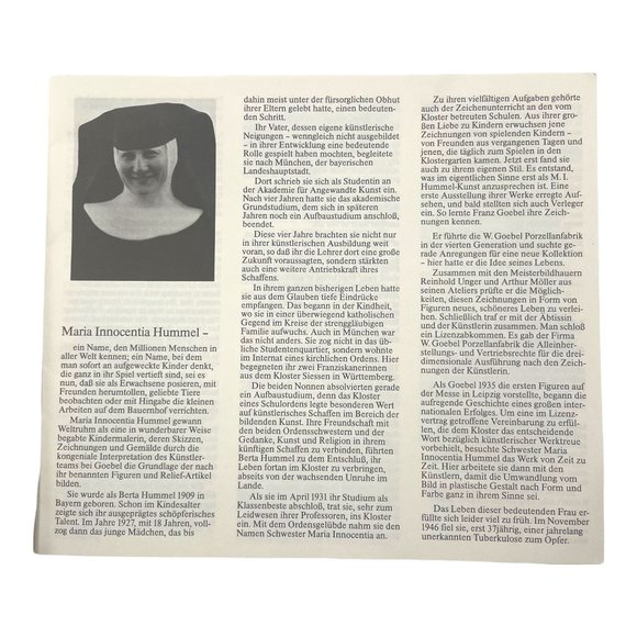 Vintage Goebel Hummel Sammler  Objekte Collectibles 1983 Catalog German English - Picture 3 of 5